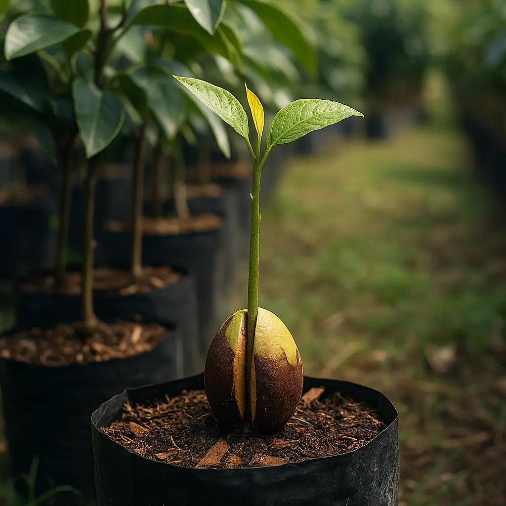 etapas de crecimiento del aguacate