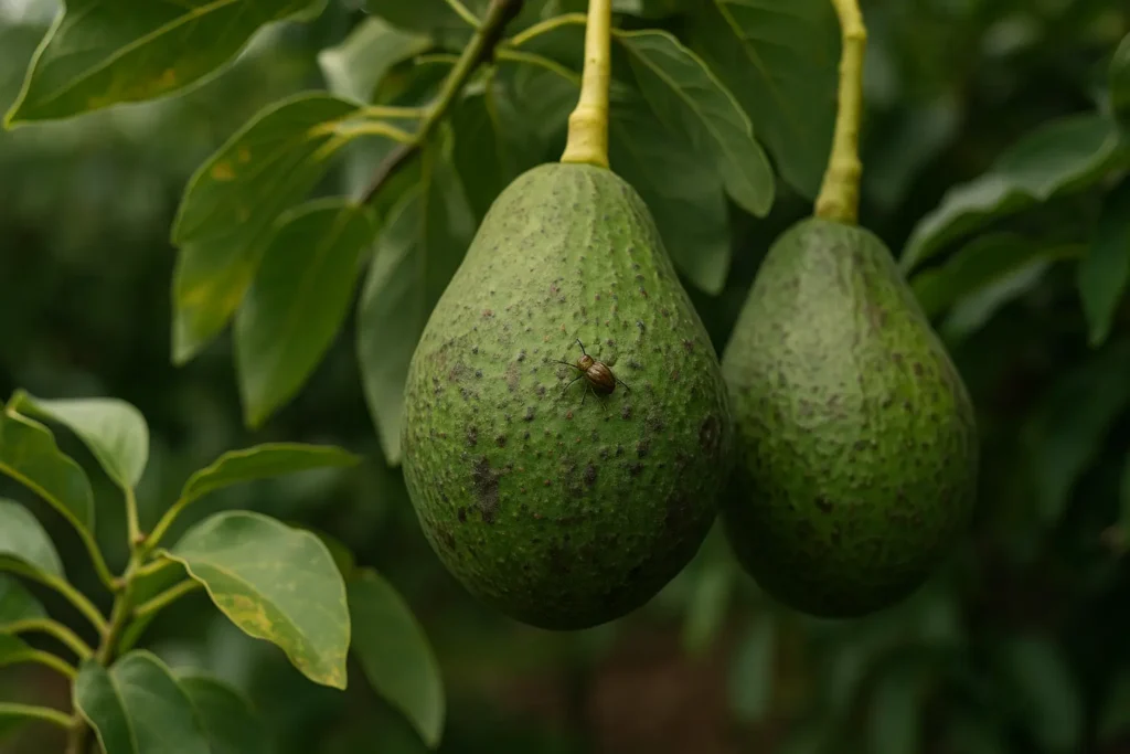 como eliminar plagas de arbol de aguacate