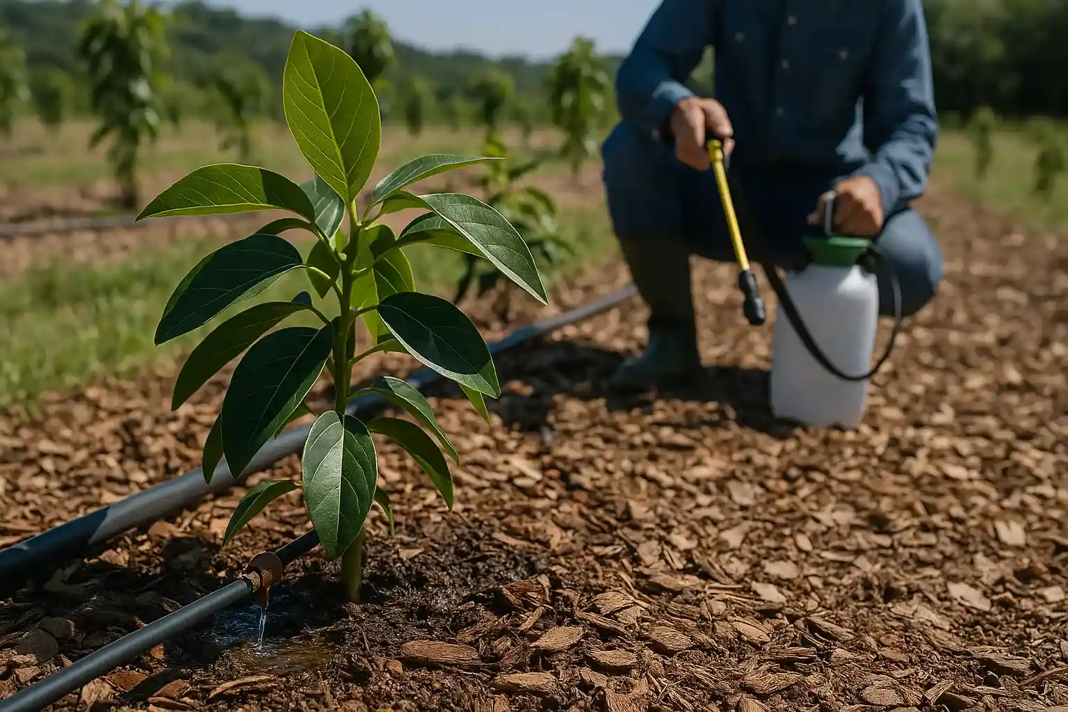 fertirriego en aguacate